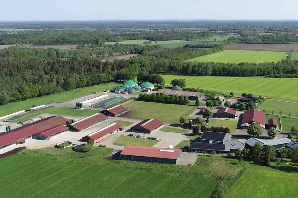 Ilmakuva Gut Hülsenbergin tilasta