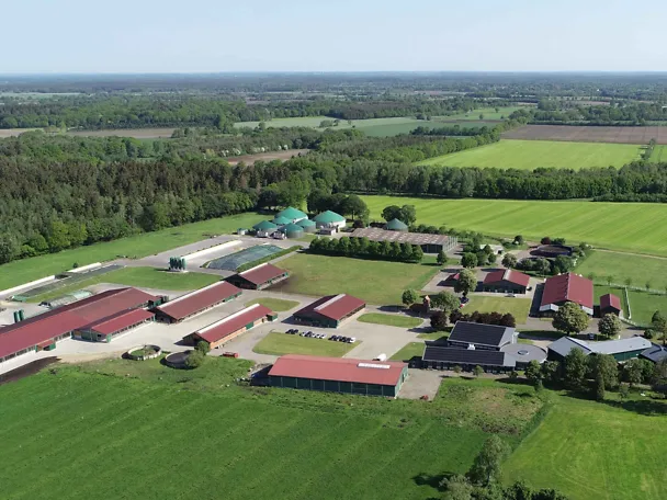 Ilmakuva Gut Hülsenbergin tilasta